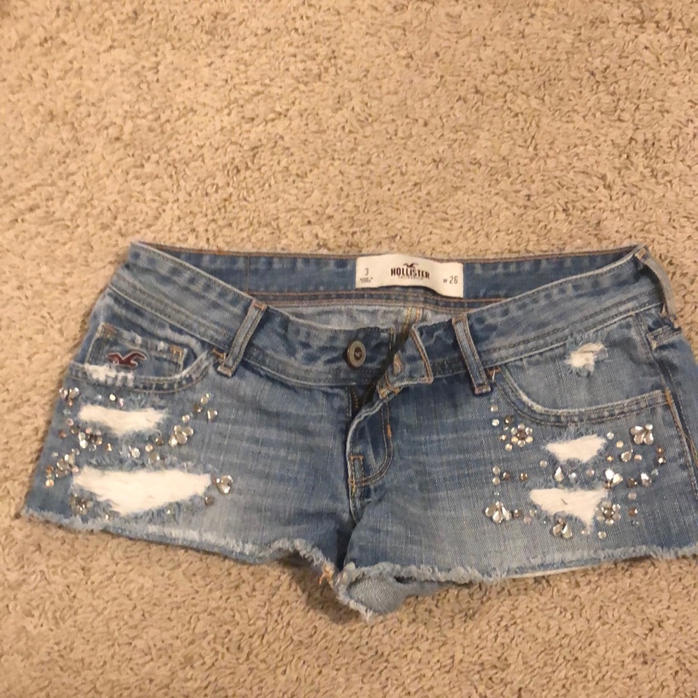 Hollister short bedazzled shorts